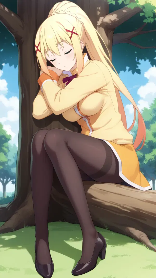 aqua konosuba hentai - The Gravity Inside Pulse - AI generated portrait image in 1080x1920 resolution by @anon
