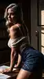 ai femboy porn generator - A Spark That Refused the Morning - AI generated portrait image in 1080x1920 resolution by @anon