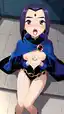 teen titans blackfire porn - A Flame That Took the Long Way Back - AI generated portrait image in 1080x1920 resolution by @anon