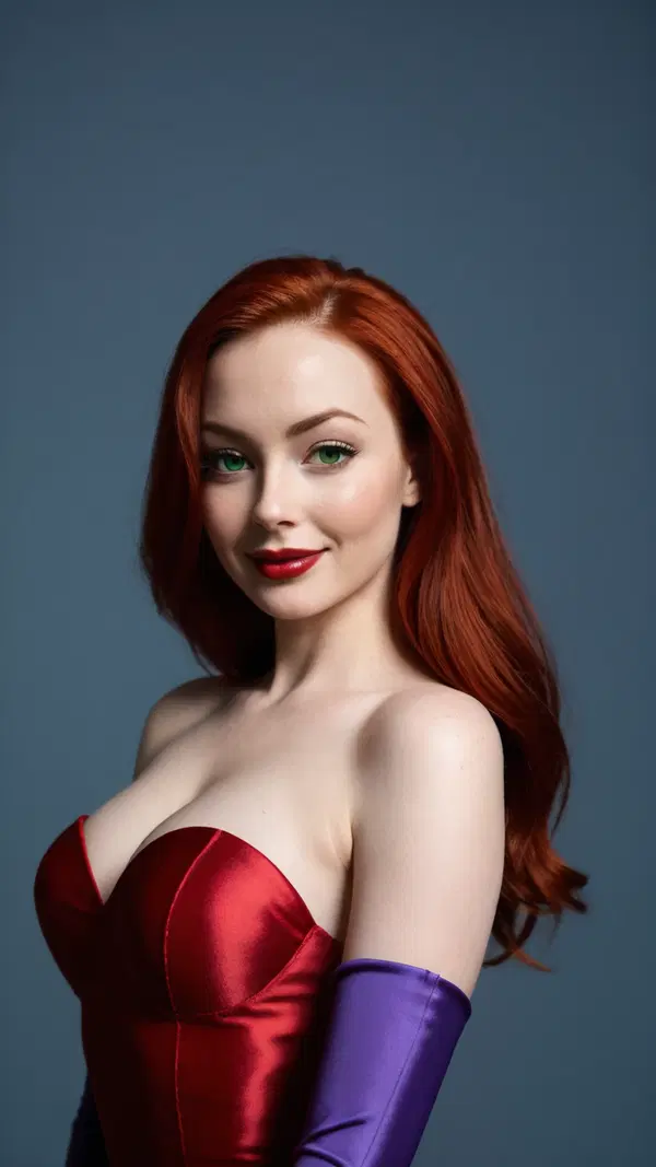jessica rabbit having sex - Every Night a New Temptation - AI generated portrait image in 1080x1920 resolution by @anon