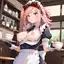 hatsume mei mini project laceyx - The Velvet That Fell Through the Hours - AI generated square image in 1080x1080 resolution by @anon