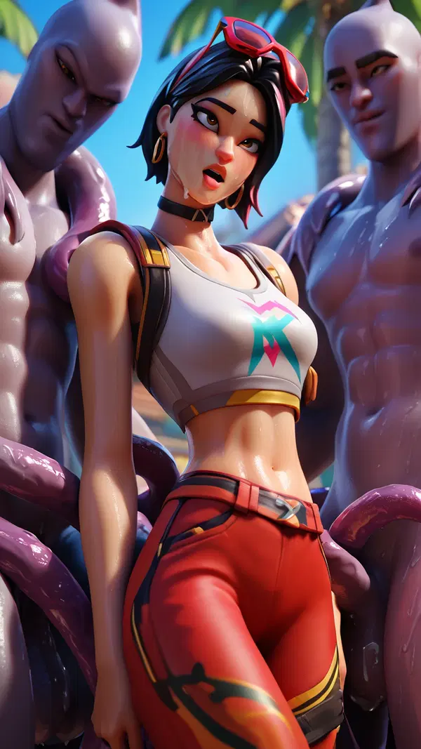 black cat fortnite hentai - The Long Way Into Gravity - AI generated portrait image in 1080x1920 resolution by @anon