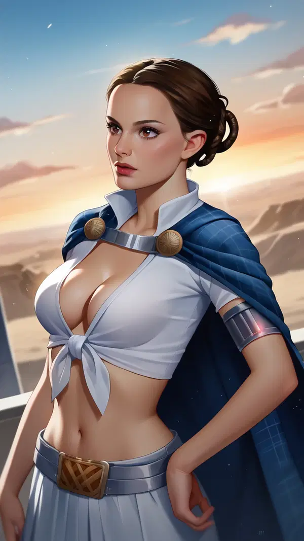star wars porn animated - The Spark Behind My Last Thought - AI generated portrait image in 1080x1920 resolution by Anonymous Creator