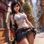 tifa final fantasy rebirth - A Magnet That Felt Like a Warning - AI generated square image in 1080x1080 resolution by @anon