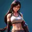 tifa lockhart nude gif - The Fire That Turned Want Into Weather - AI generated square image in 1080x1080 resolution by @anon