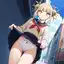 cute cute toga himiko - A Moonlight That Turned the Key - AI generated square image in 1080x1080 resolution by @anon