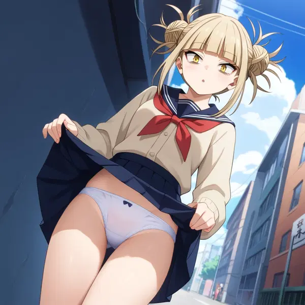 cute cute toga himiko - A Moonlight That Turned the Key - AI generated square image in 1080x1080 resolution by @anon