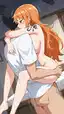 sex anime one piece nami - A Reverie That Felt Too Close to Name - AI generated portrait image in 1080x1920 resolution by @anon
