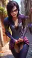 nude gwen lol - The Beautiful Trouble of Velvet - AI generated portrait image in 1080x1920 resolution by @anon