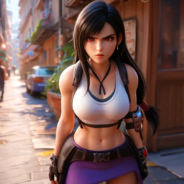 final fantasy lulu porn - A Pull That Held the Door Open - AI generated square image in 1080x1080 resolution by @anon