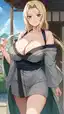 tsunade figure hentai - An Echo That Made Its Own Rules - AI generated portrait image in 1080x1920 resolution by @anon