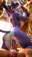 sexy furry gif - Cravings With No Clean Answer - AI generated portrait image in 1080x1920 resolution by Anonymous Creator