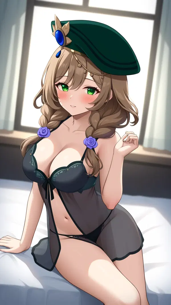 genshin impact mona porn gif - When the Dark Calls It Magnet - AI generated portrait image in 1080x1920 resolution by @anon