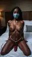 big tit ebony solo - A Midnight That Taught the Dark to Answer - AI generated portrait image in 1080x1920 resolution by @anon