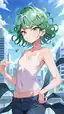 one punch man porn game - A Secret That Waited Behind My Eyes - AI generated portrait image in 1080x1920 resolution by @anon