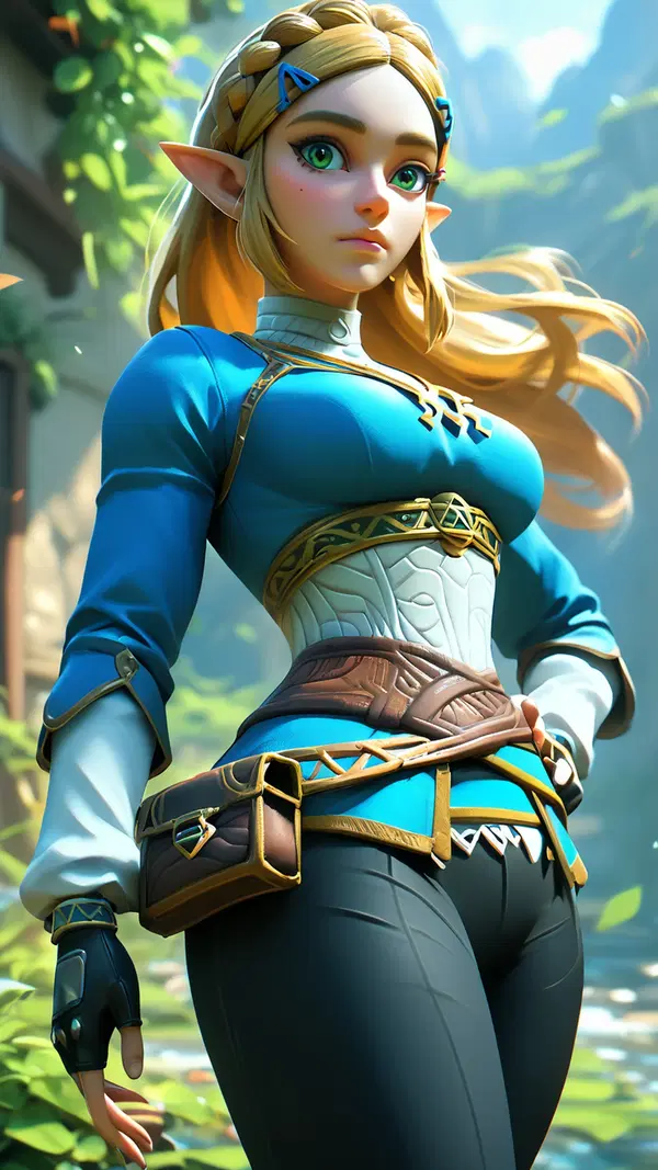 legend of zelda sex gif - A Secret That Stayed Where It Should Not - AI generated portrait image in 1080x1920 resolution by Anonymous Creator