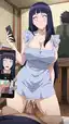 hinata sex sarada - When Desire Speaks Without Words - AI generated portrait image in 1080x1920 resolution by @anon