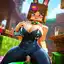 minecraft porn game - A Magnet That Lit Up the Dark - AI generated square image in 1080x1080 resolution by @anon