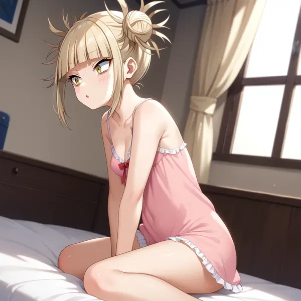 himiko toga birthday - A Tremor That Pulled Me Under - AI generated square image in 1080x1080 resolution by @anon