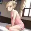 himiko toga birthday - A Tremor That Pulled Me Under - AI generated square image in 1080x1080 resolution by @anon