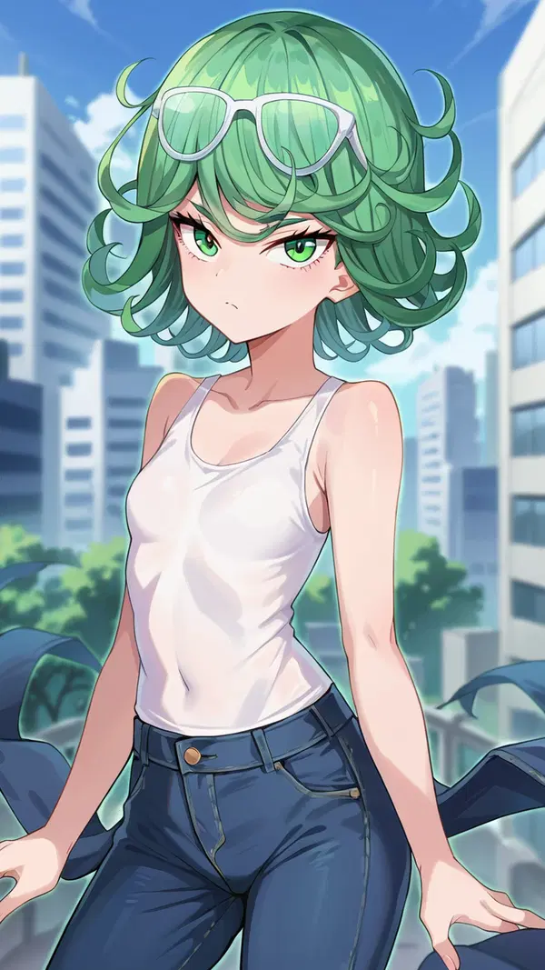 oz productions tatsumaki - Desire That Lives Under My Skin - AI generated portrait image in 1080x1920 resolution by @anon