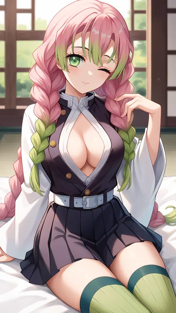 demon slayer semidraws xxx - Pleasure Beyond What I Deserve - AI generated portrait image in 1080x1920 resolution by @anon