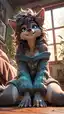 hot furry femboy - No Map for This Yearning - AI generated portrait image in 1080x1920 resolution by @anon