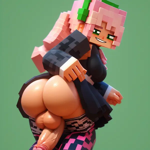 minecraft xxx comic - The Pressure That Stayed Where It Should Not - AI generated square image in 1080x1080 resolution by @anon