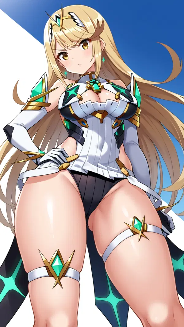 pyra and mythra futanari - The Whisper That Could Not Bury - AI generated portrait image in 1080x1920 resolution by @anon