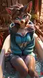 furry chat porn - A Restlessness That Left a Mark - AI generated portrait image in 1080x1920 resolution by Anonymous Creator
