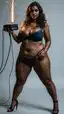 bbw ebony porn videos - Every Night a New Temptation - AI generated portrait image in 1080x1920 resolution by @anon