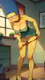 the simpsons hentai - The Drift That Turned the Key - AI generated portrait image in 1080x1920 resolution by @anon