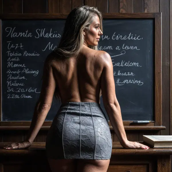 ai naked grannies - The Echo That Kept Its Hands on the Hour - AI generated square image in 1080x1080 resolution by @anon
