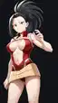 momo mha hot - A Shadow That Broke the Quiet - AI generated portrait image in 1080x1920 resolution by @anon