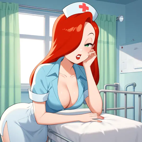 jessica rabbit porn parody - The Shape Whisper Takes at Night - AI generated portrait image in 1080x1920 resolution by @anon