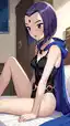 robin y raven xxx - The Pressure That Pressed Against the Dark - AI generated portrait image in 1080x1920 resolution by @anon