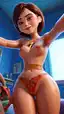 elastigirl cosplay porno - A Craving That Held the Door Open - AI generated portrait image in 1080x1920 resolution by @anon