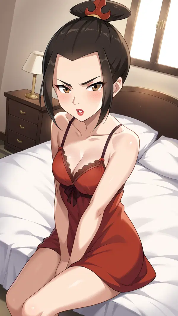 azula avatar la leyenda de aang - A Pulse That Refused to Fade - AI generated portrait image in 1080x1920 resolution by @anon