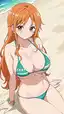 nami boobs one piece - The Burn That Made Its Own Rules - AI generated portrait image in 1080x1920 resolution by @anon
