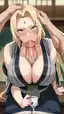 cosplay tsunade naked - A Night That Changed the Room - AI generated portrait image in 1080x1920 resolution by @anon