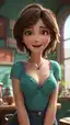 aunt cass 3d - A Memory Burning Like Echo - AI generated portrait image in 1080x1920 resolution by Anonymous Creator