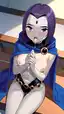 raven cosplay joi porn - The Want That Gave the Night Its Shape - AI generated portrait image in 1080x1920 resolution by @anon