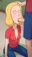 rick and morty beth porn - A Longing That Stayed Where It Should Not - AI generated portrait image in 1080x1920 resolution by @anon