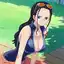 nico robin porn comic - The Velvet That Lit Up the Dark - AI generated square image in 1080x1080 resolution by @anon