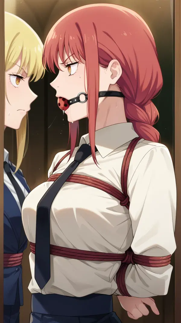 hentai power chainsaw man - The Restlessness That Found Me Again - AI generated portrait image in 1080x1920 resolution by Anonymous Creator