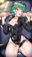 one punch man psykos hentai - Lust in the Language of the Night - AI generated portrait image in 1080x1920 resolution by @anon