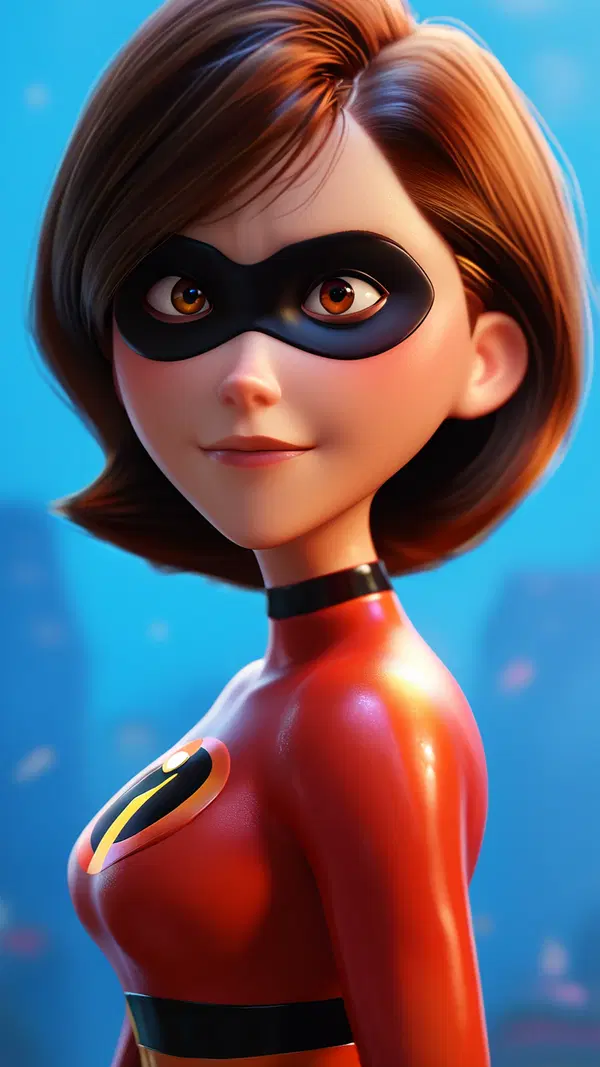 plus size elastigirl costume - A Spell That Lit Up the Dark - AI generated portrait image in 1080x1920 resolution by @anon