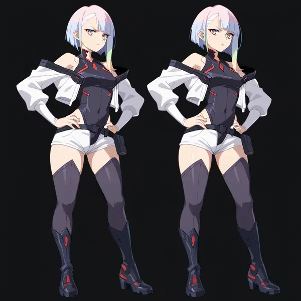 cyberpunk porn pics - Desire That Consumes the Dark - AI generated square image in 1080x1080 resolution by @anon