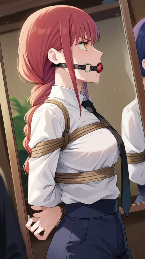 kobeni chainsaw man hentai - The Secret Shape of Devotion - AI generated portrait image in 1080x1920 resolution by Anonymous Creator