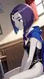starfire raven r34 - A Slow Wildness Under the Skin - AI generated portrait image in 1080x1920 resolution by @anon
